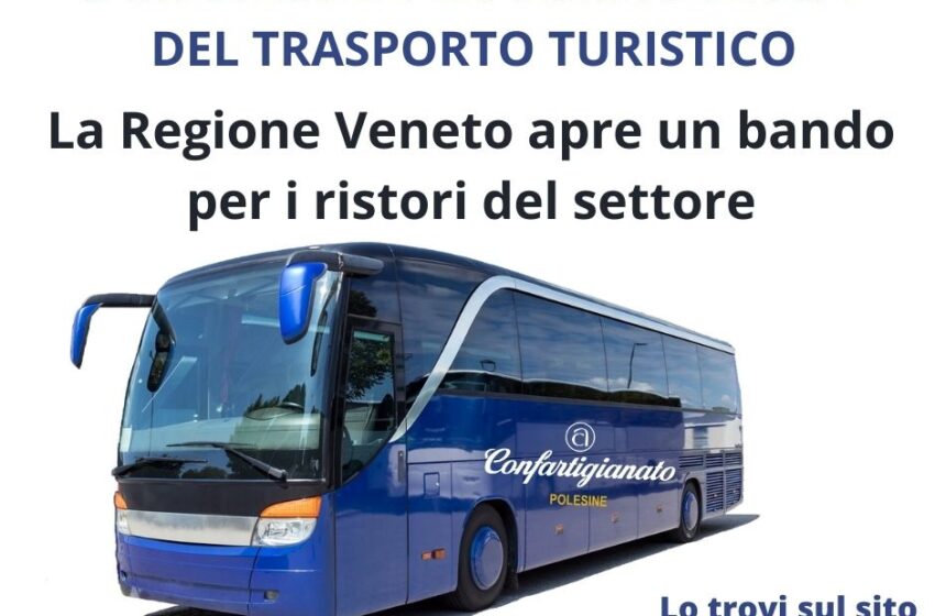  Ristori per il trasporto turistico, bando della Regione Veneto